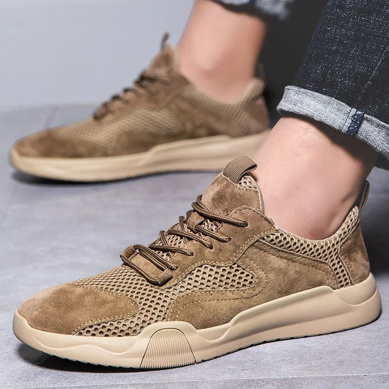 

Men's shoes summer 2021 new men's trend sports and leisure single shoesbreathablenet shoesmen'srunning shoesmanshoesneakers men