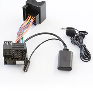 biurlink bluetooth 5 0 aux input audio adapter for bmw e60 e61 e63 e64 e87 e88 e81 e82 e90 e91 e92 e93 handsfree phone calling free global shipping
