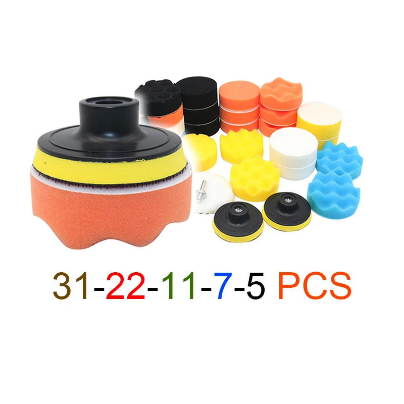 

Car Waxing Tool Polishing Sponge Wave Sponge Car Decoration Car Maintenance Tool Set 31/22/11/7/5 Pcs Suit Waxing Sponge Sucker
