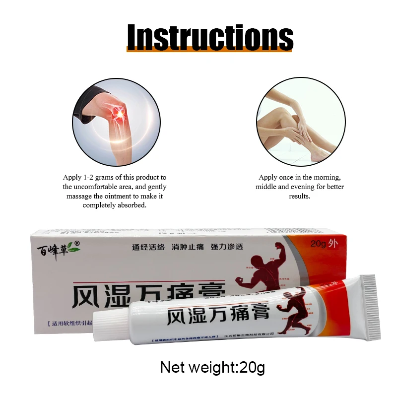 

Chinese Natural Herbs Medical Cream Professional Treatment Of Pain In Various Parts Of The Body Muscle Pain Bruises Painkiller