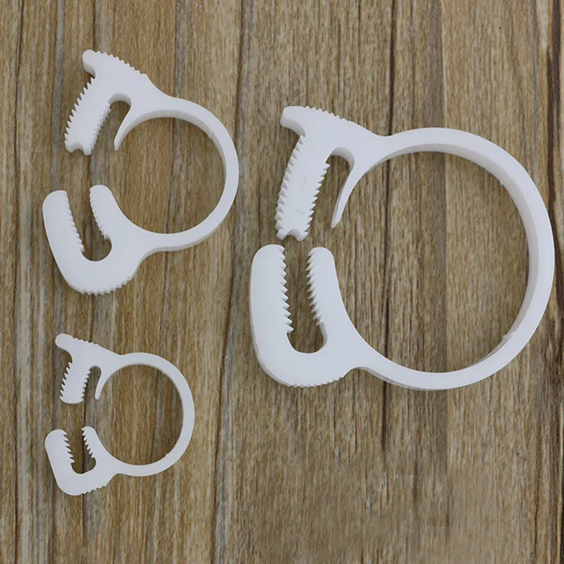 10 шт. пластиковое соединение шлангов фиксированные зажимы Регулируемый зажим