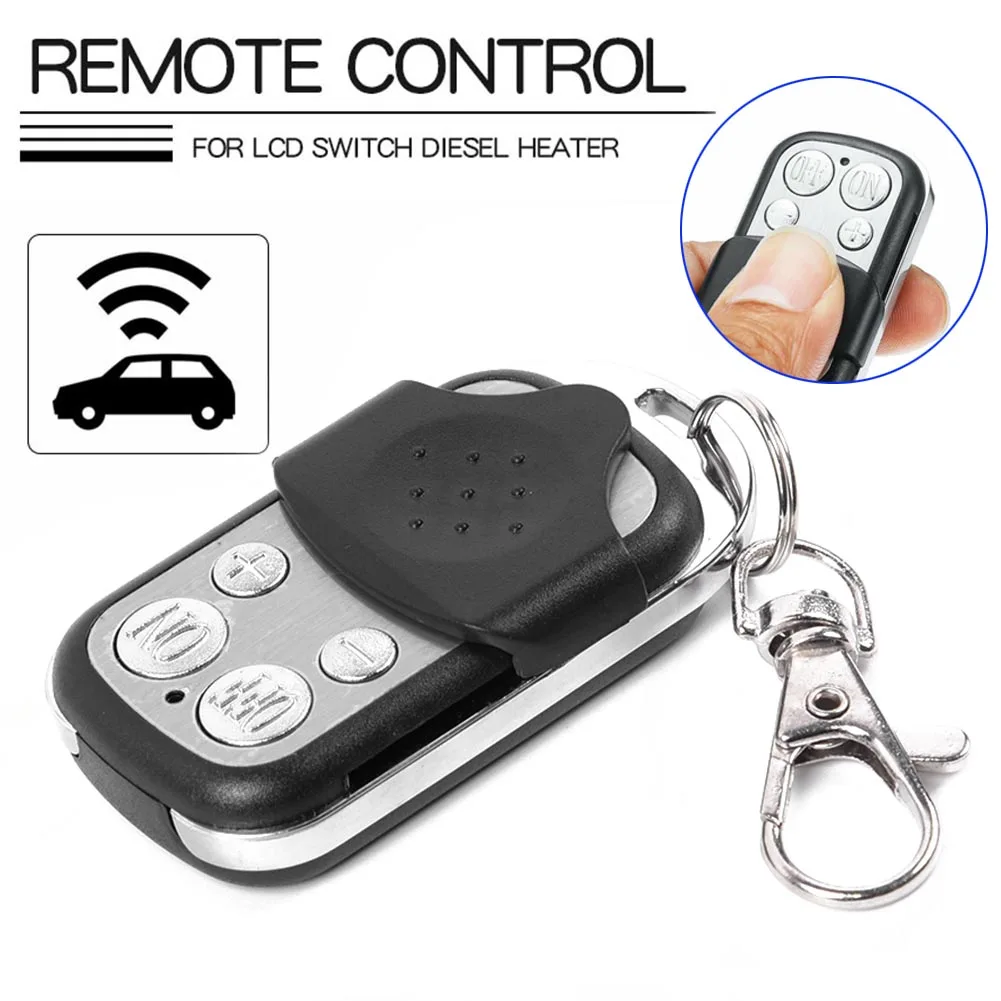 

4 key Remote Control 53x28x12mm Accessories Black+Silver Parts Replacement