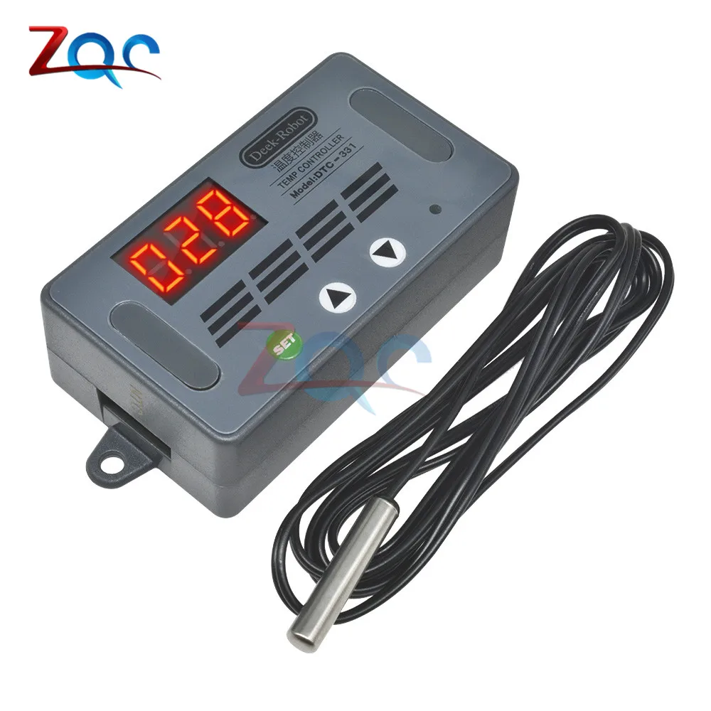 

Цифровой термометр со светодиодной подсветкой, 12 В постоянного тока