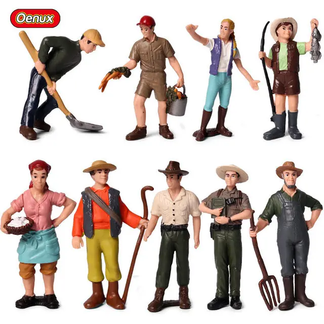Фигурки фермеров игрушечные миниатюрные игрушки для детей | Игрушки и хобби