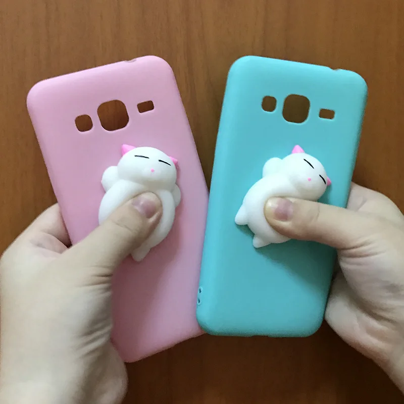 Unicorn Case For Samsung Galaxy J3 2016 Cover Cartoon Silicone Case For Coque Samsung J3 2016 Phone Cases 3D Cute Girl J3 Funda