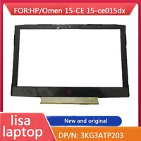 lcd front bezel screen frame cover case for hp omen15 ce 15 ce015dx shadow elf 3rd generation b shell screen frame 3kg3atp203