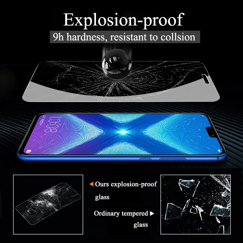 Защитное стекло для huawei honor 8x max закаленное 8a 8c 8 pro x a huawey hauwei huavei honer 8x9 H защита