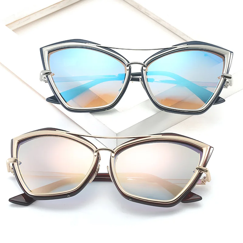 

DENISA Brand Designer Cat Eye Sunglasses For Women 2021 Best Selling Vintage Retro Sunglasses Shades UV400 Cateye Glasses G645