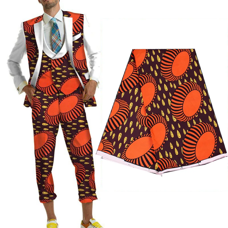 

Новинка 2021, ткань из Анкары, африканский 100% полиэстер, принт Binta, настоящие Имитационные восковые салфетки для платья, Свадебный Материал дл...