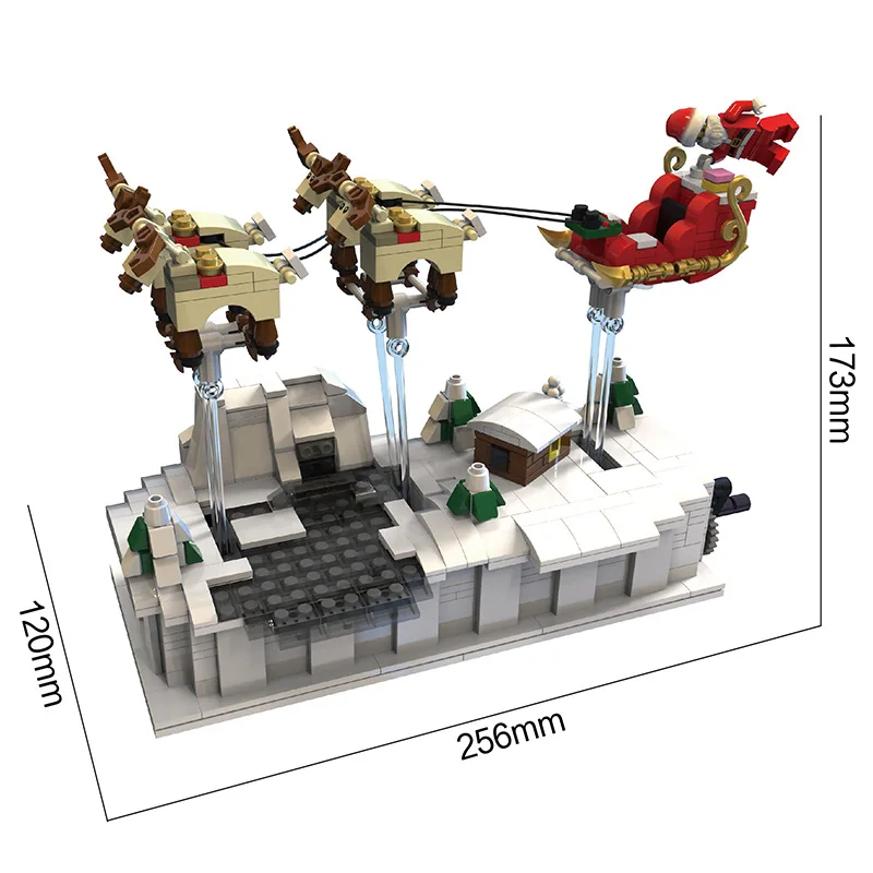 Hots пазл летящий Лось сани Рождественские каникулы Санта Клаус Детские игрушки