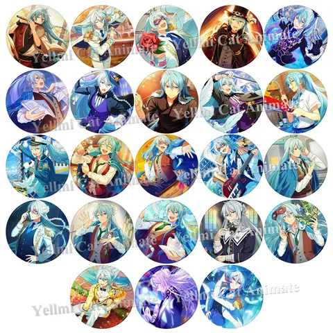 1 шт. аниме 58 мм брошь в форме ансамбля звезды мультяшный Железный значок гибитора