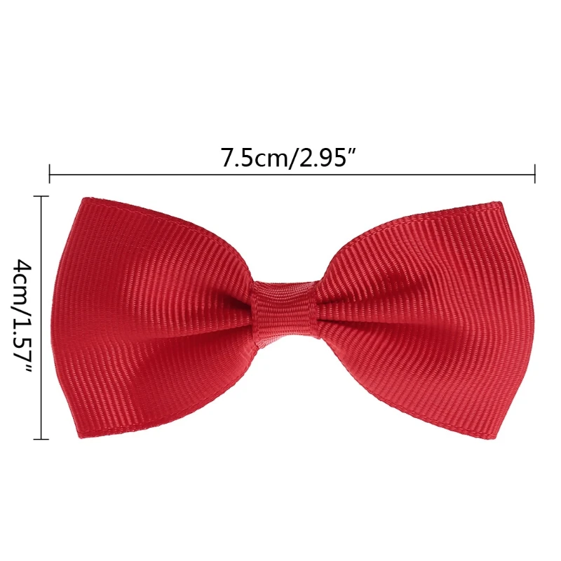 

20Pcs Baby Girl Kids Hair Bow Boutique Alligator Clip Grosgrain Ribbon Bowknot