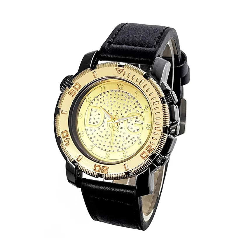 

Zegarek New High Quality Men Women Brand Quartz Watches Reloj Black Leather belt Color dial Dress Ladies Sports Clock Relogio