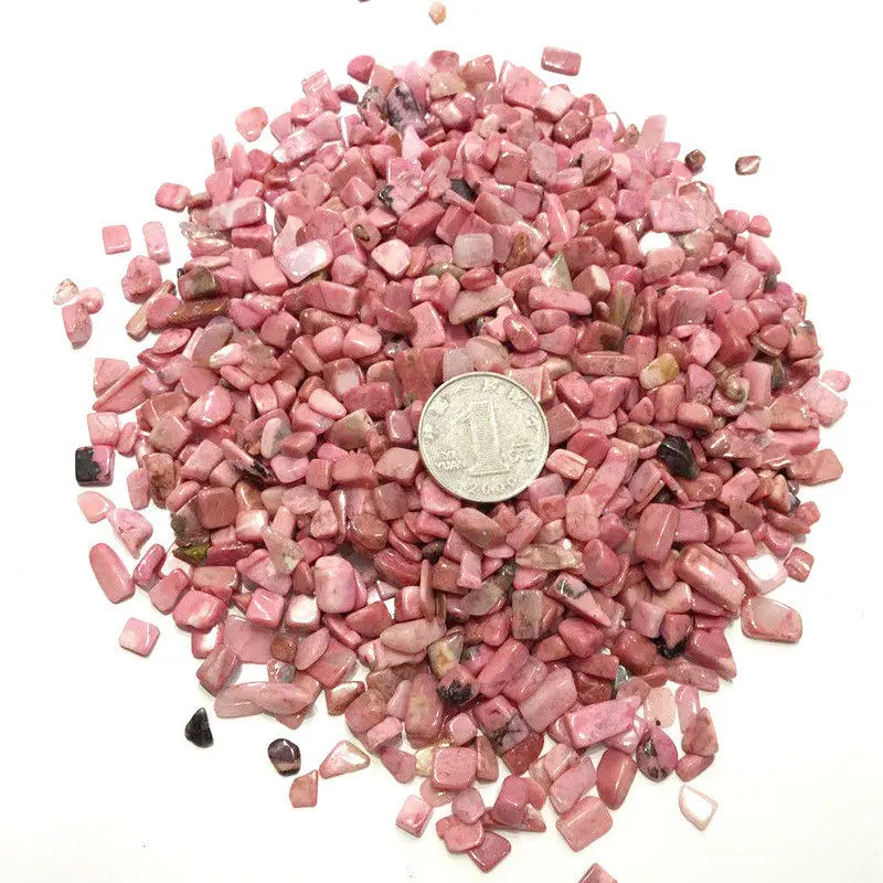 Прямая поставка 50 г 2 размера натуральный розовый родонит кристалл драгоценный