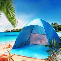 fully automatic tent free beach tent sunshade ventilation sunscreen waterproof light quality portable inflatable tent