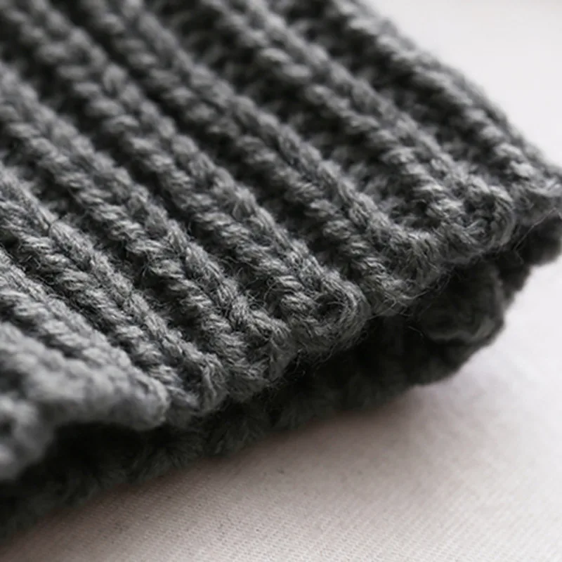 

2021 New Harajuku Casual Turtleneck Pullover Women Tops Warm Sweaters Long Loose Knitted Oversized Sweater Winter Clothes DD018