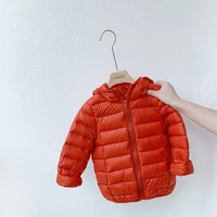childrens thin and light style can store down jacket boys and girls autumn and winter lightweight jackets