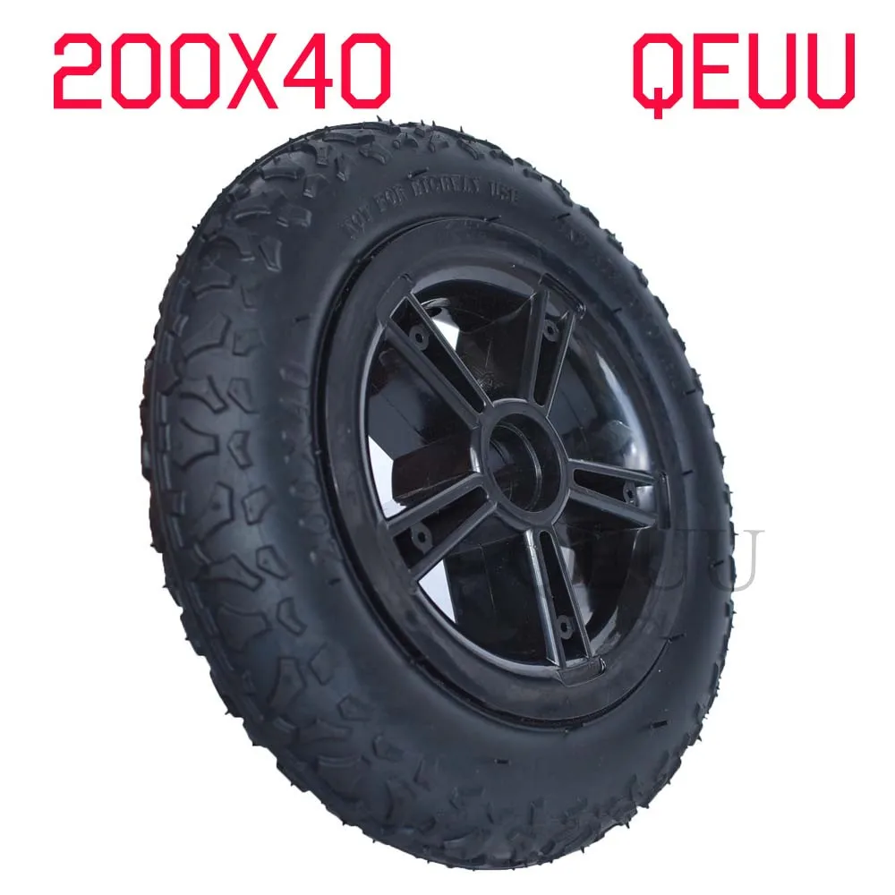 

200X40 with A Bent Angle Valve Stem Electric Bicycle Tyre Electric Scooter Motorcycle Tire and Wheel Hub 200x40