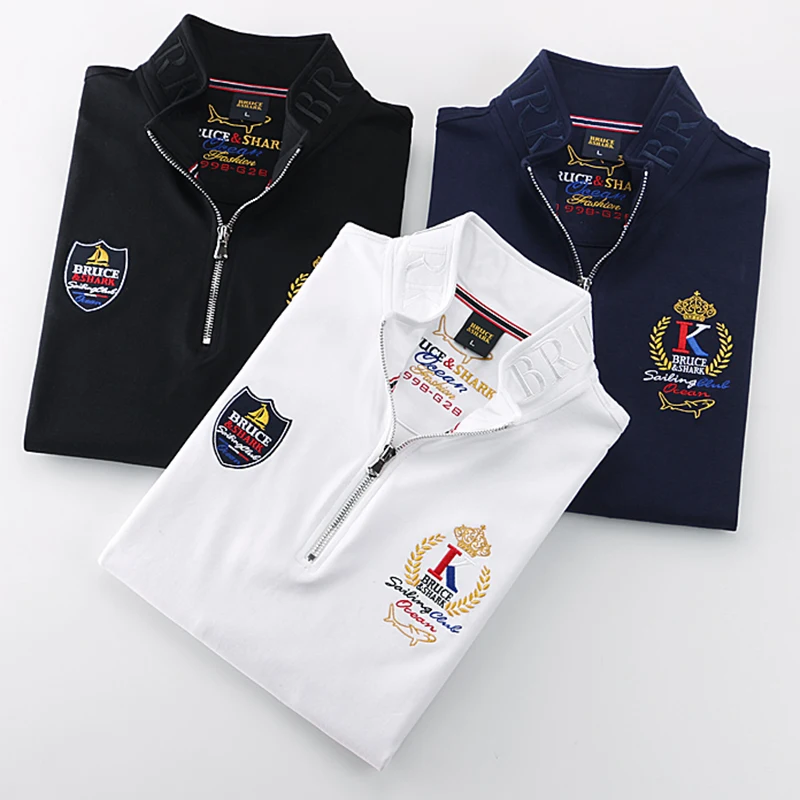 Рубашка-поло мужская с длинными рукавами размера плюс в полоску УТЕПЛЕННЫЙ ТОП