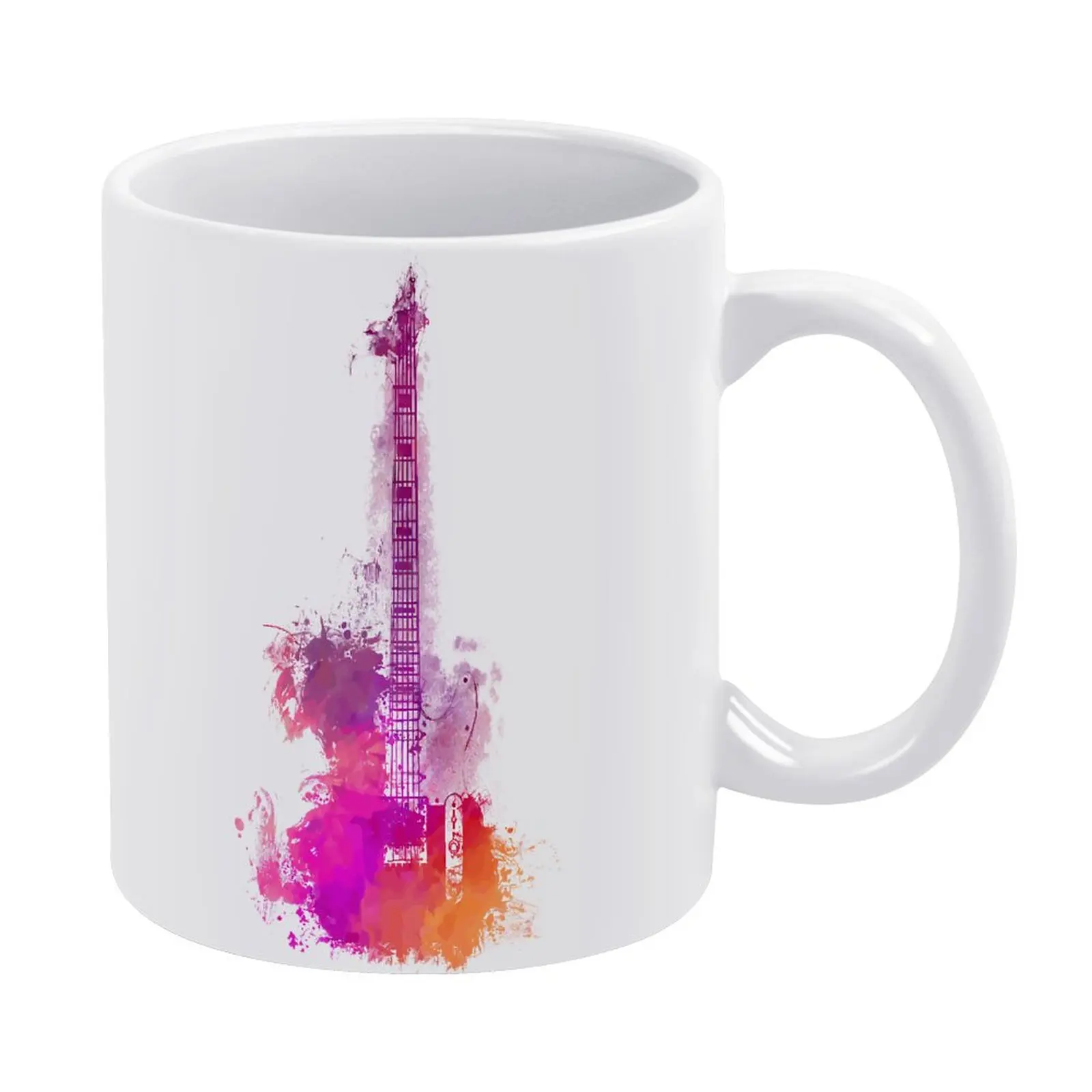 Bass Guitar Mug Cheap Cute Porcelain Drinking Cups | Mugs
