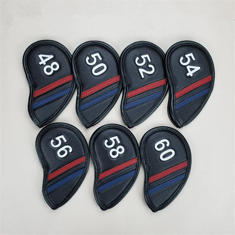 

PU Golf Sand Wedge Set Head Covers 48/50/52/54/56/58/60degree 2 Colors New Golf Wedges Head cover