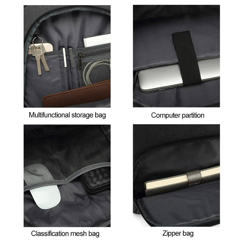 MARKROYAL стильная ноутбукcая сумка USB зарядки школы Водонепроницаемый мужские и
