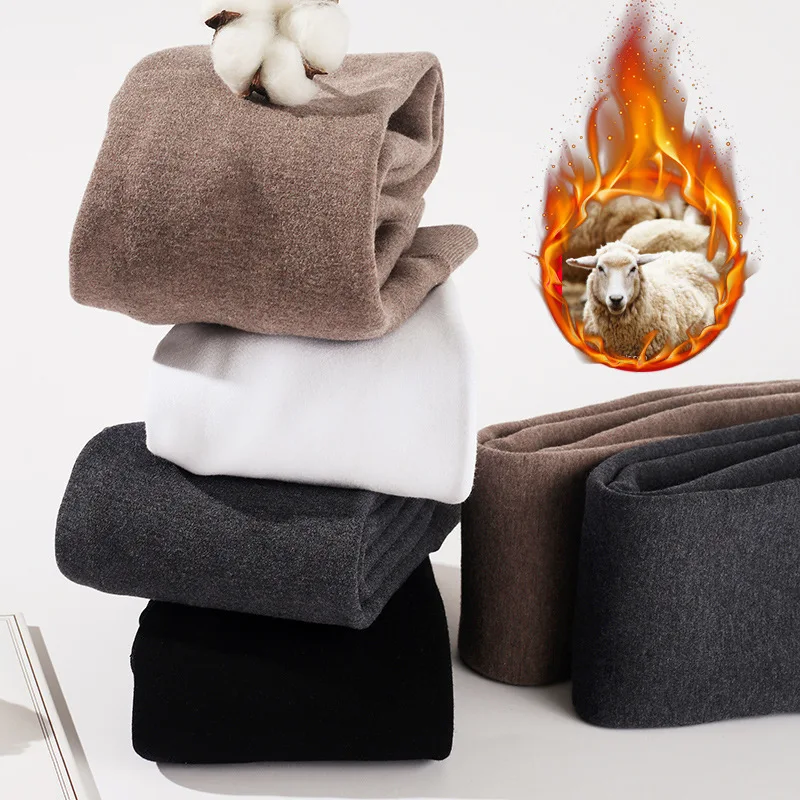 Зимние детские колготки из овечьей шерсти для маленьких девочек однотонные