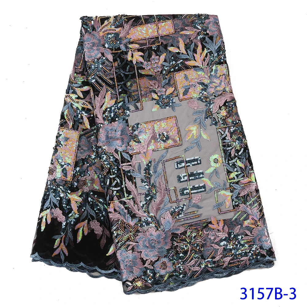 Роскошные африканские вышитые кружева с блестками для свадьбы 2020 высокое