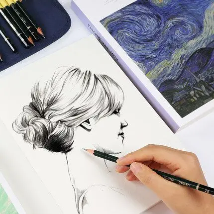 Альбом для рисования MINKYS 120 листов плотная бумага бежевая художественные