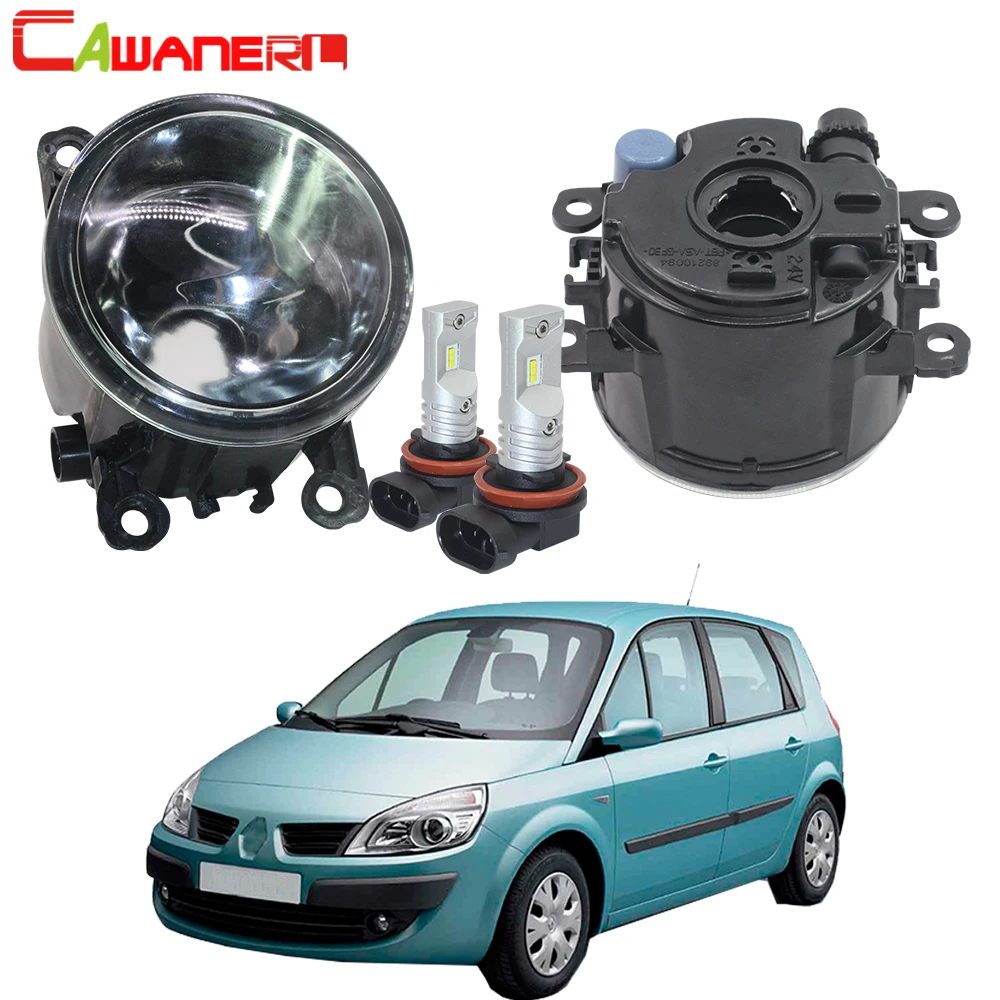 Cawanerl для 2003 2015 Renault Scenic автомобильные передние противотуманные фары светильник