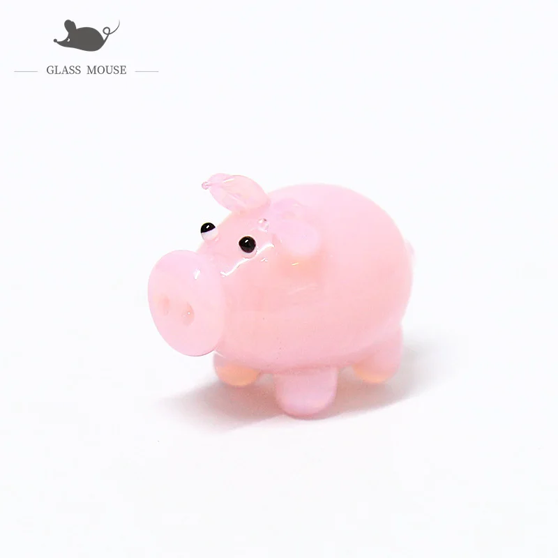 

Миниатюрные стеклянные свиньи GLASS MOUSE