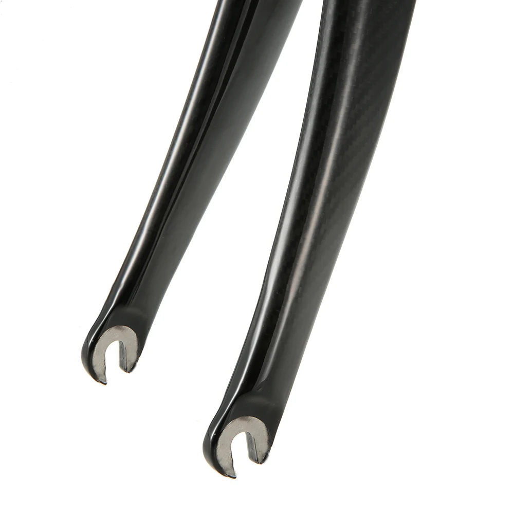 Lixada 25 4 мм Ультралегкая вилка для дорожного велосипеда из углеродного волокна 700C