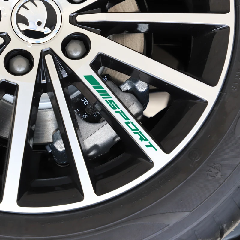 4 шт. автомобильные ободки ступица колеса светоотражающие декоративные наклейки