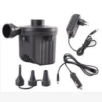 wireless electric inflatable pump quick air filling compressor with 3 nozzles for car air mattress boat cushion