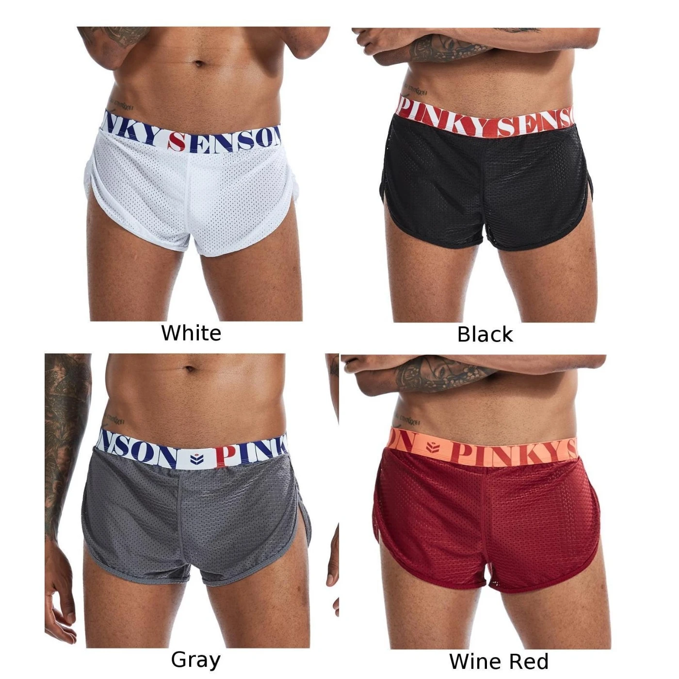 Мужские боксеры с эластичной резинкой на талии сексуальные низкой посадкой