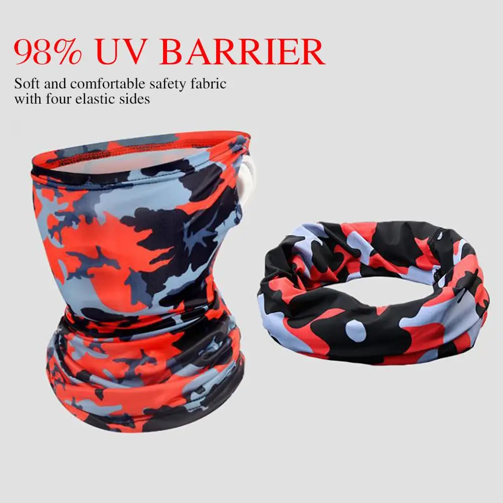 Волшебный шарф ветрозащитный велосипедный УФ защита маска для лица альпинизма