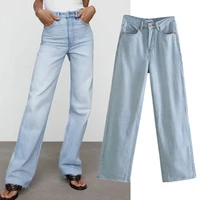 jennydave wide leg jeans ins fashion blogger vintage high street loose mom jeans woman high waist jeans boyfriend for women