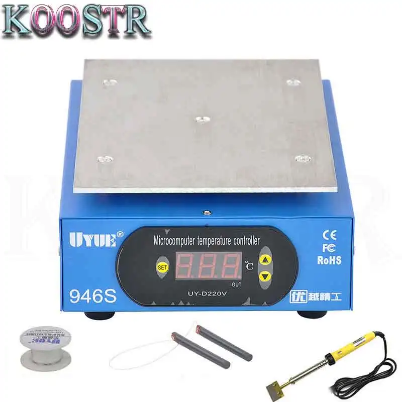 C UYUE Preheat станция 946s 220V 400W нагревательная пластина для телефона машина-сепаратор с ЖК-экраном подогреватель Цифровая Платформа термостата - Цвет: C