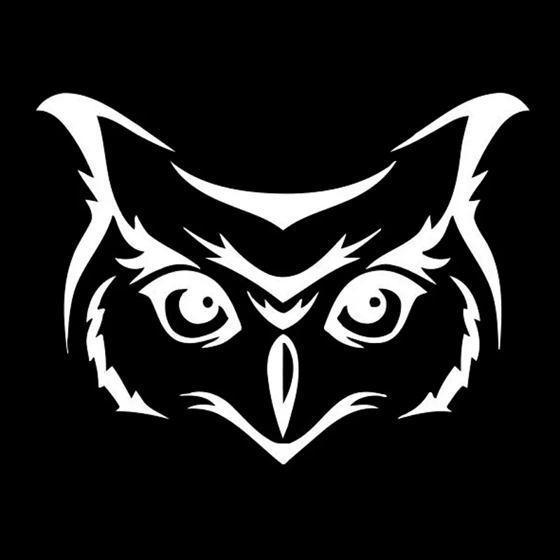 

16cmx12cm Owl head Car-Sticker Automobiles Motorcycles Window Bumper Laptop Vinyl Decal PVC Decorative Goods