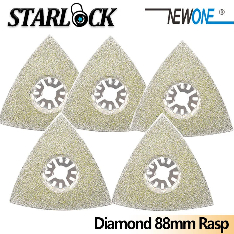 NEWONE треугольная Алмазная рашпиль Осциллирующее лезвие Starlock для резки мрамора