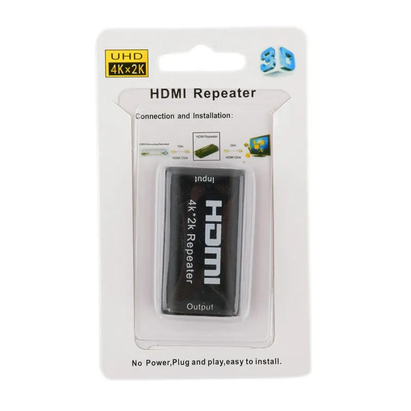40 м 4 к x 2 1080P мини HDMI ретранслятор Женский на усилитель сигнала без потерь