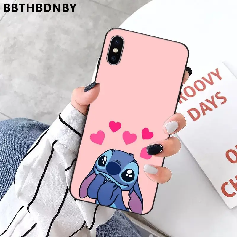Чехол для телефона милый Стич сделай сам красивый чехол iPhone 11 pro XS MAX 8 7 6 6S Plus X 5 5S SE