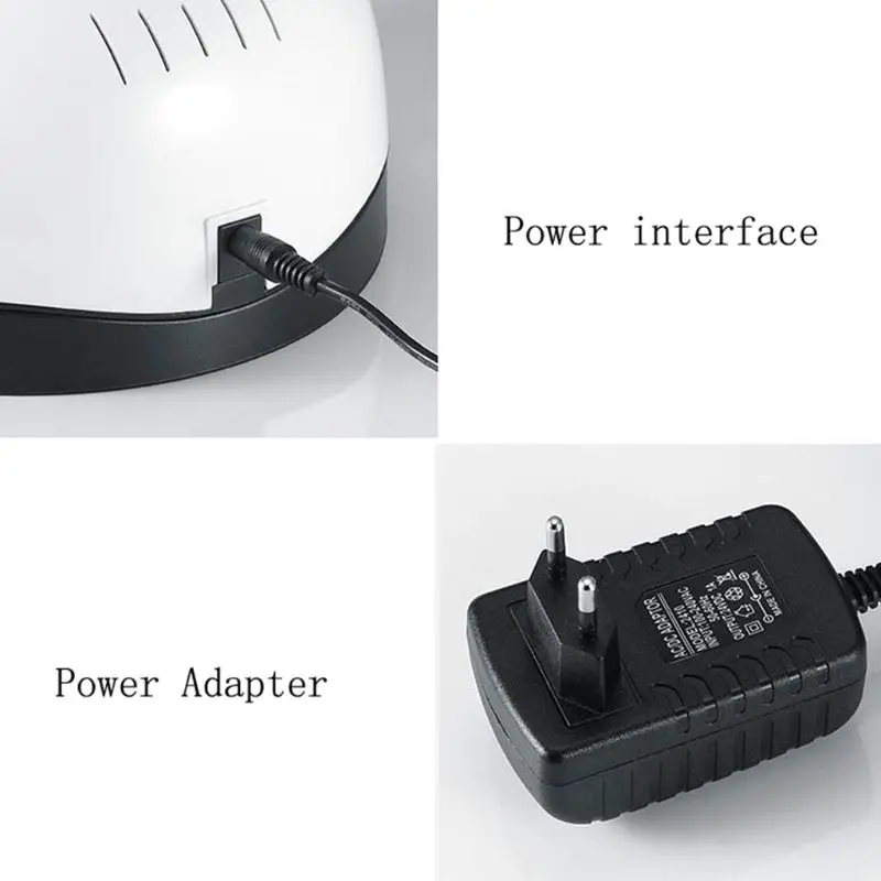 

New 120W Nail Lamp Dual Light Source Intelligent Induction Phototherapy Machine Portable Nails Dryer