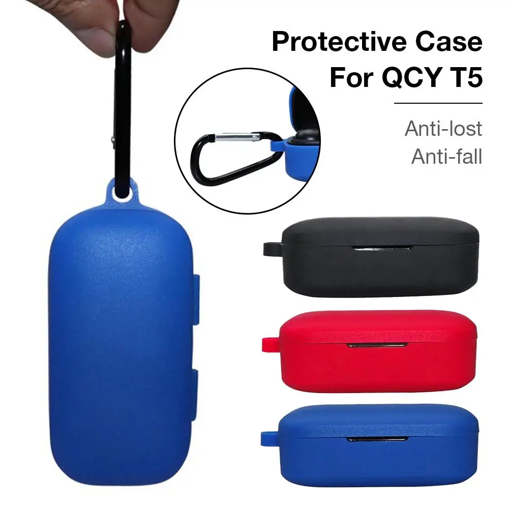 Применимый QCY T5 наушники силиконовый чехол Спорт реальный Беспроводной Bluetooth