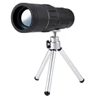 16X52 оптический монокулярный телескоп с зумом и HD-объективом + штатив + зажим для универсального телефона для охоты спорта на открытом воздухе кемпинга путешествий
