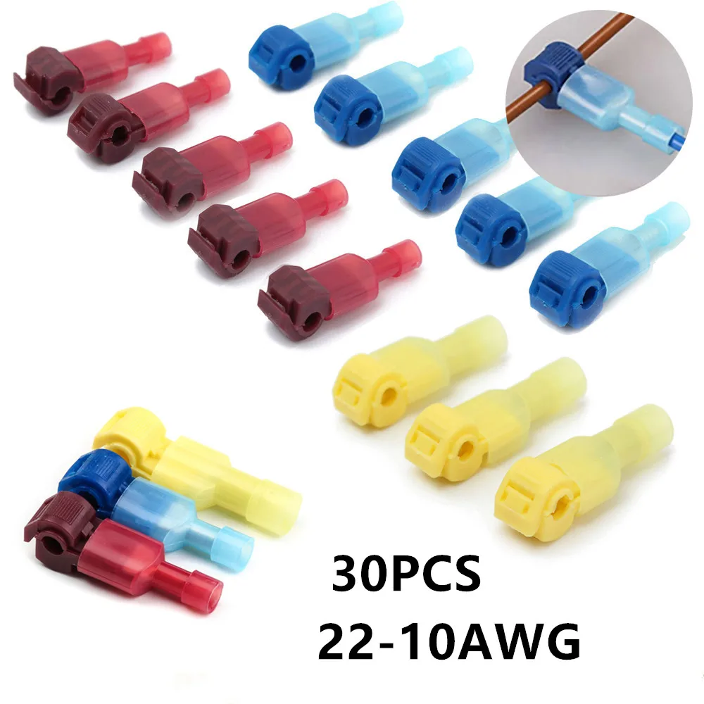 30 шт. электрические провода кабельные разъемы оснастки фиксатор соединения