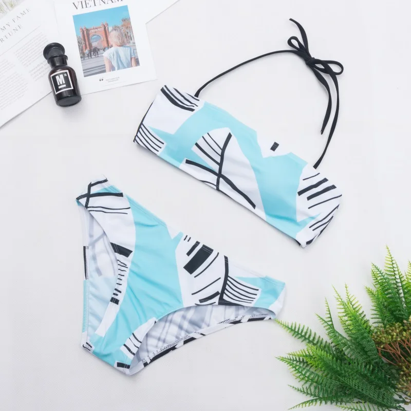 WTCandy 2020 новый сексуальный бразильский купальник бандо Пляжное бикини женский