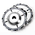 Комплект из 4-дюймовой цепи для резьбы по дереву, комплект из 2 цепей для угловой шлифовальной машины 100115, 22 зубца