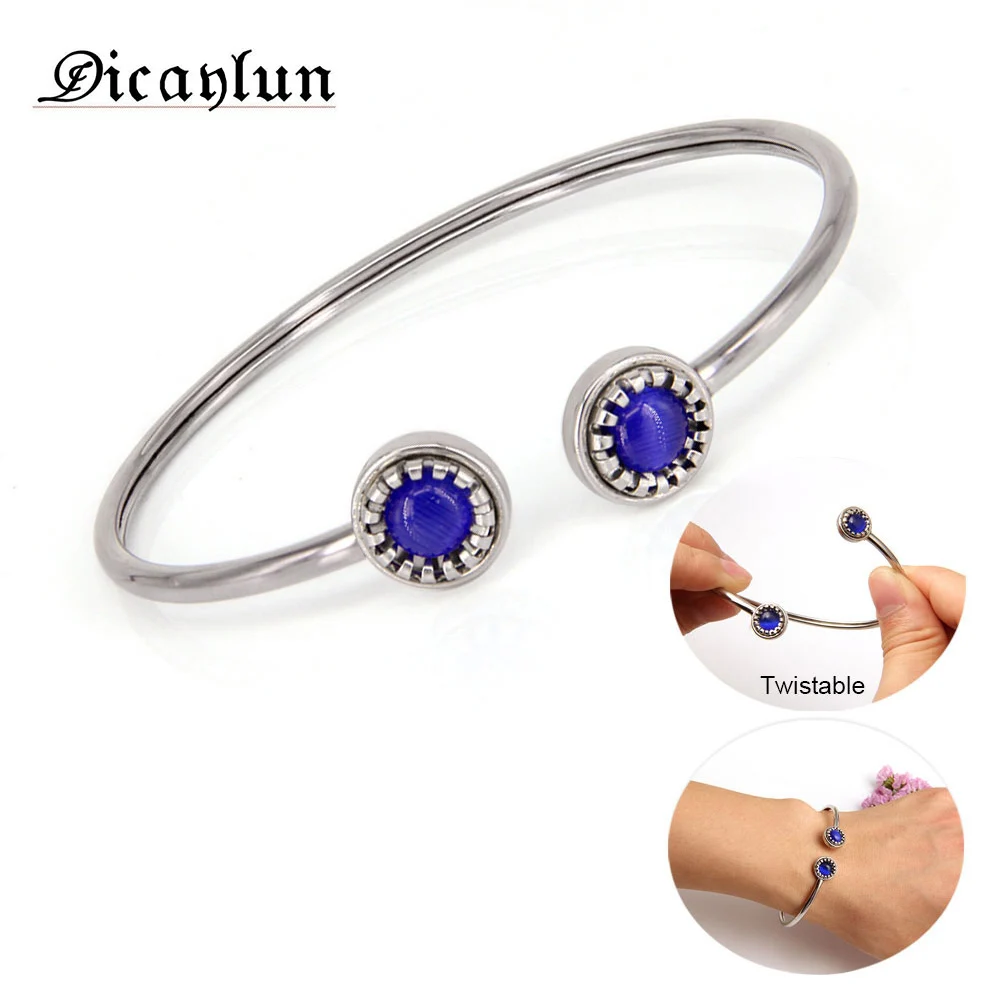

DICAYLUN id bracelet jewelry accessories wholesale bangles bracelets for women elastic bracelet kids girl boy european bracelet
