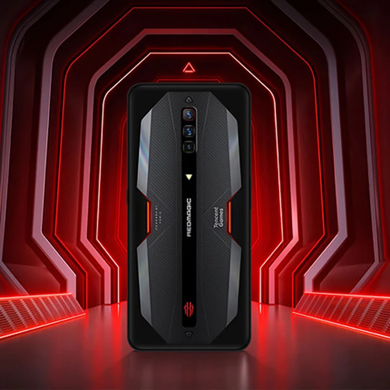 Жесткая задняя крышка из закаленного стекла для Nubia Red Magic 6 Чехол NX669J ZTE Pro телефона